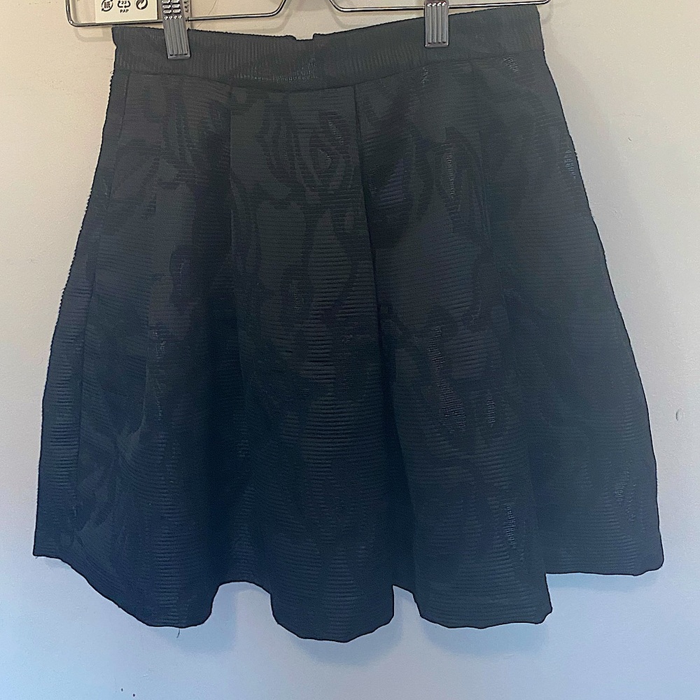 Banana Republic Black Pleated Skirt